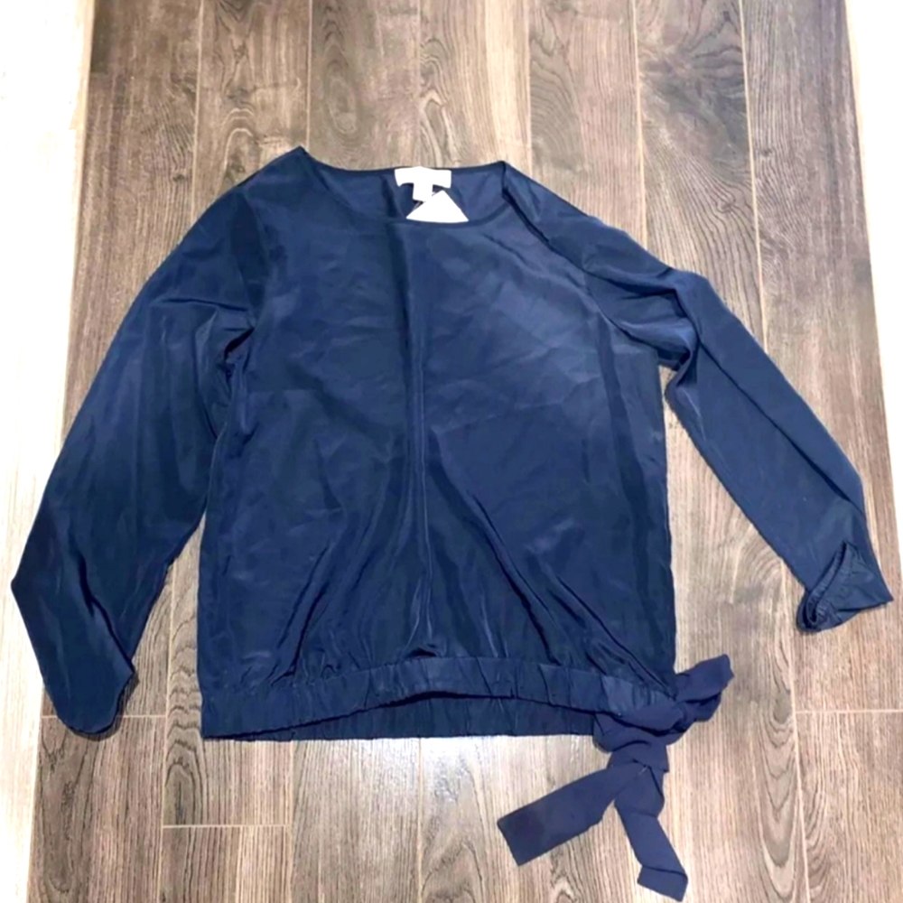 Navy Michael Kors long sleeve shirt XL